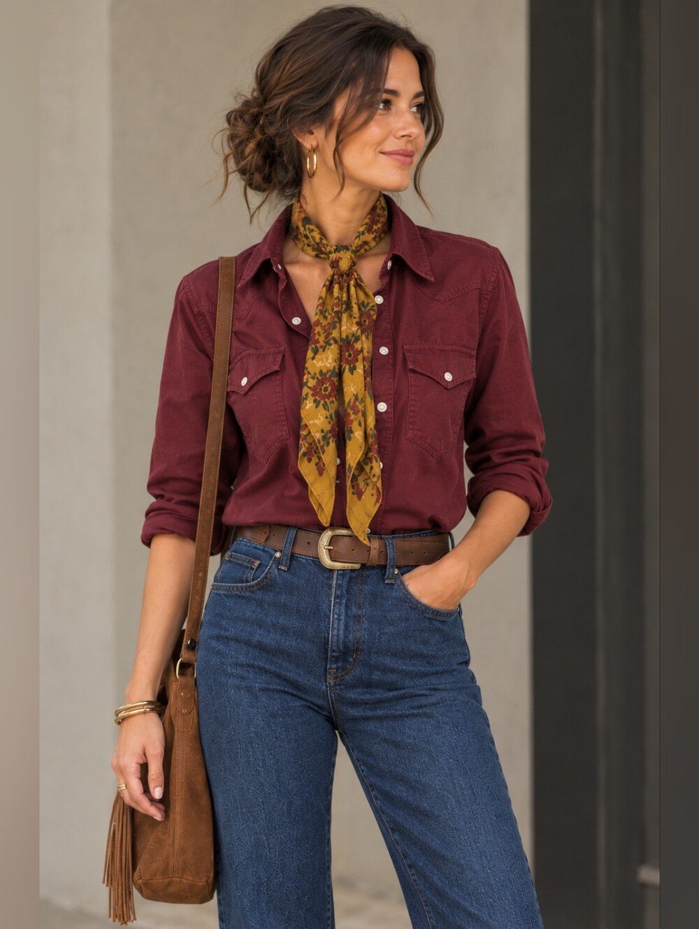 Wrangler Women's Western Women's Retro Button-Down Shirt